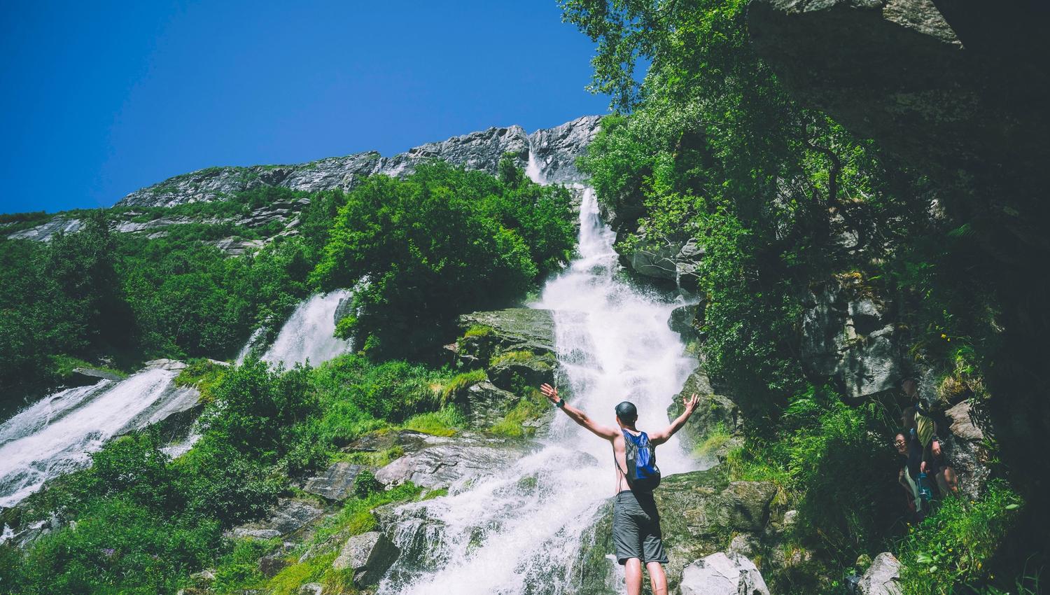 Feel the roar from Europe's highest waterfall - Vinnufossen.