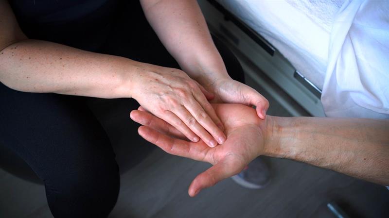 Hand massage