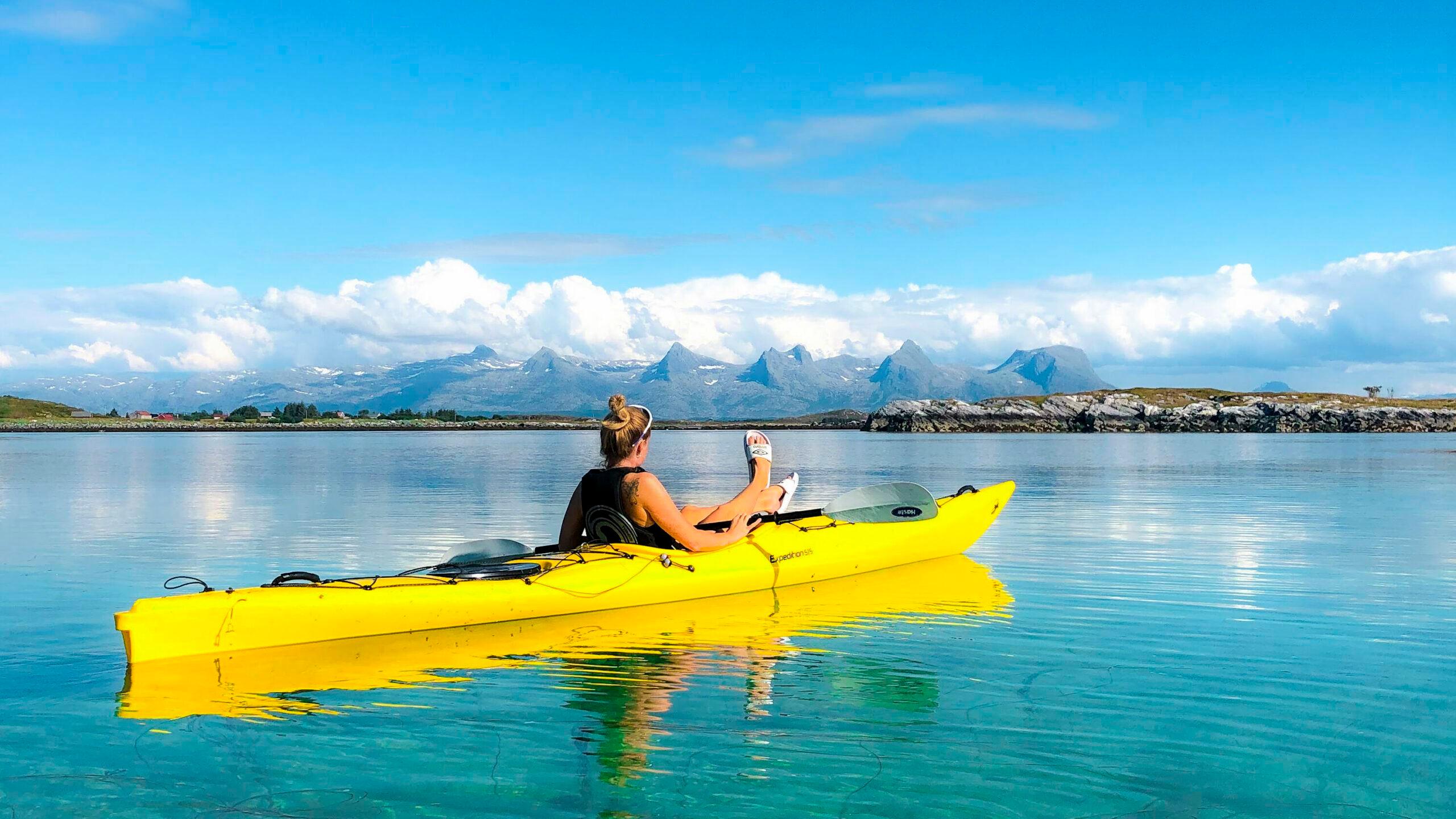 Explore Herøy with kayak and E-bike rentals