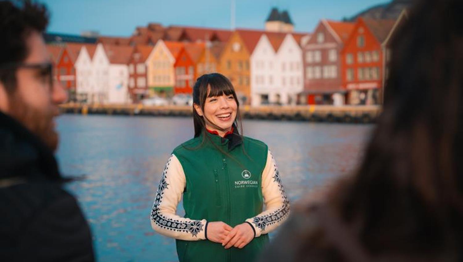 Med utsikt mot Bryggen