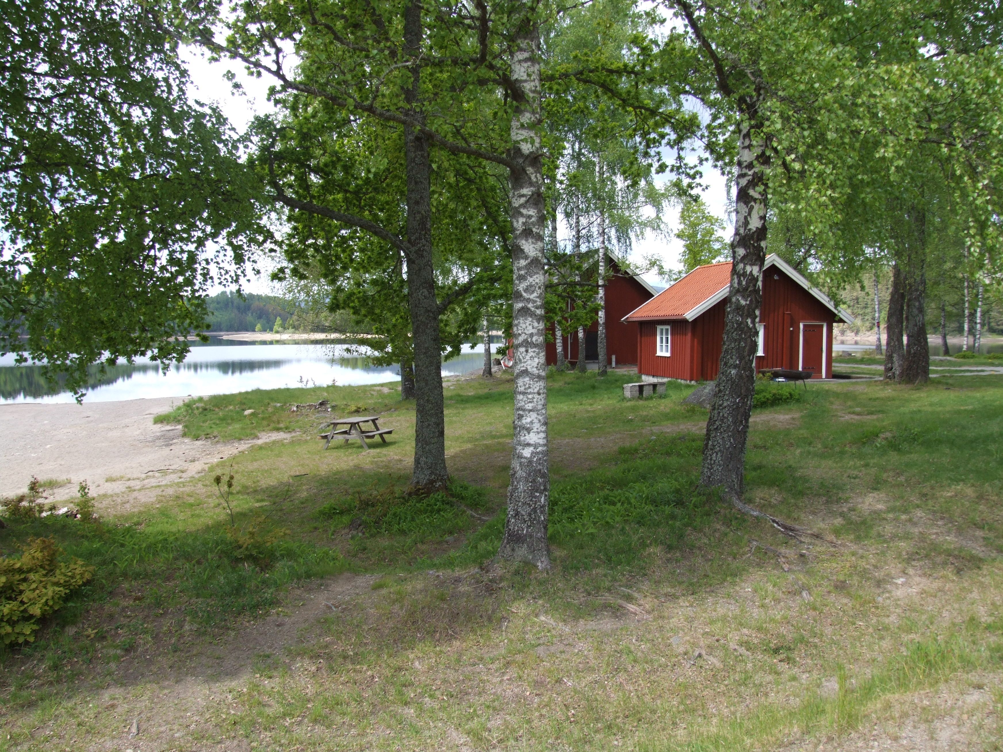 Damstua ved Gorningen badeplass i Siljan