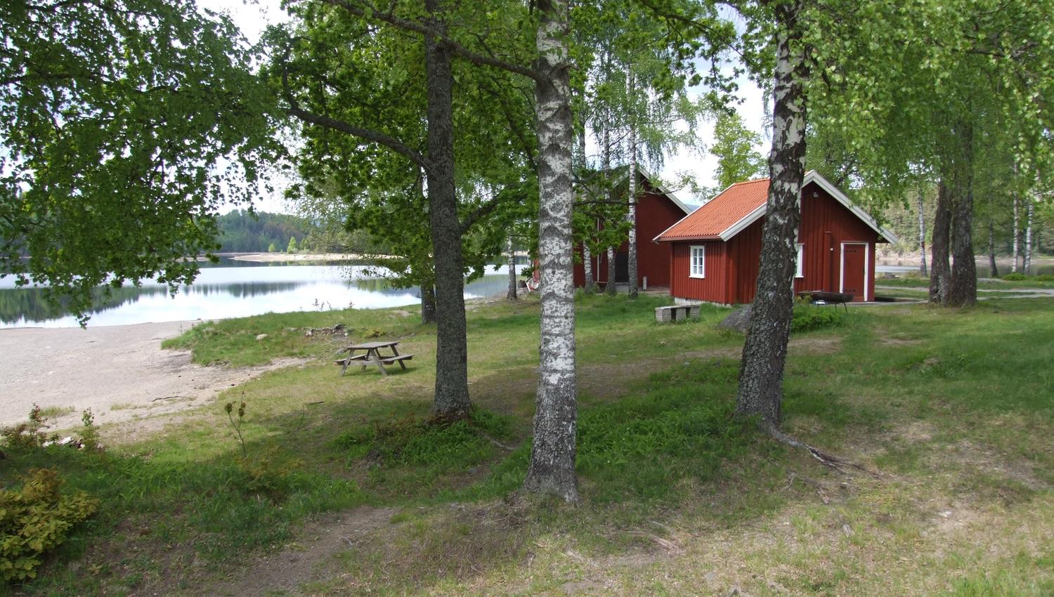 Damstua ved Gorningen badeplass i Siljan