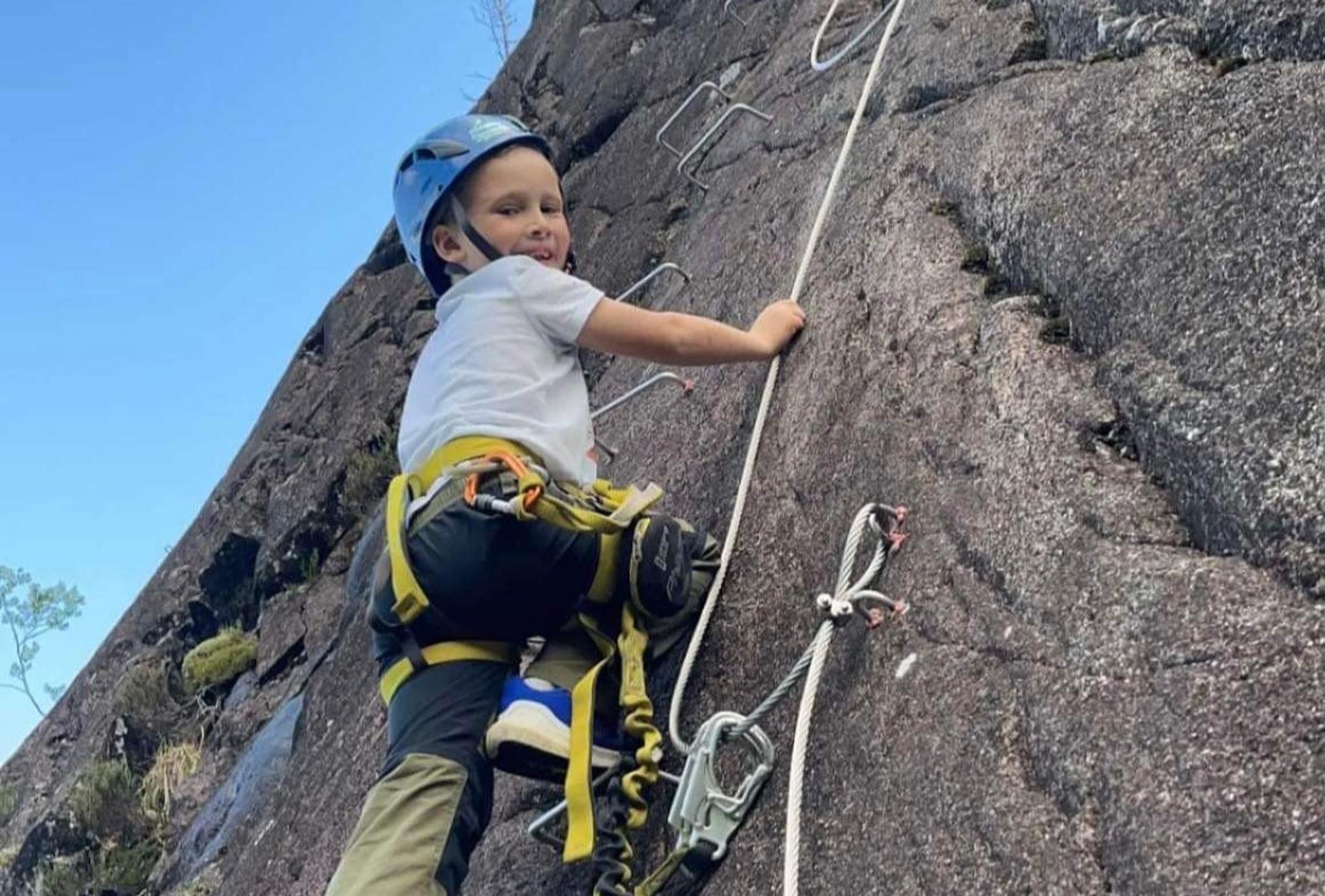 Via Ferrata Ingadalen im Åkrafjorden - eine familienfreundliche Strecke