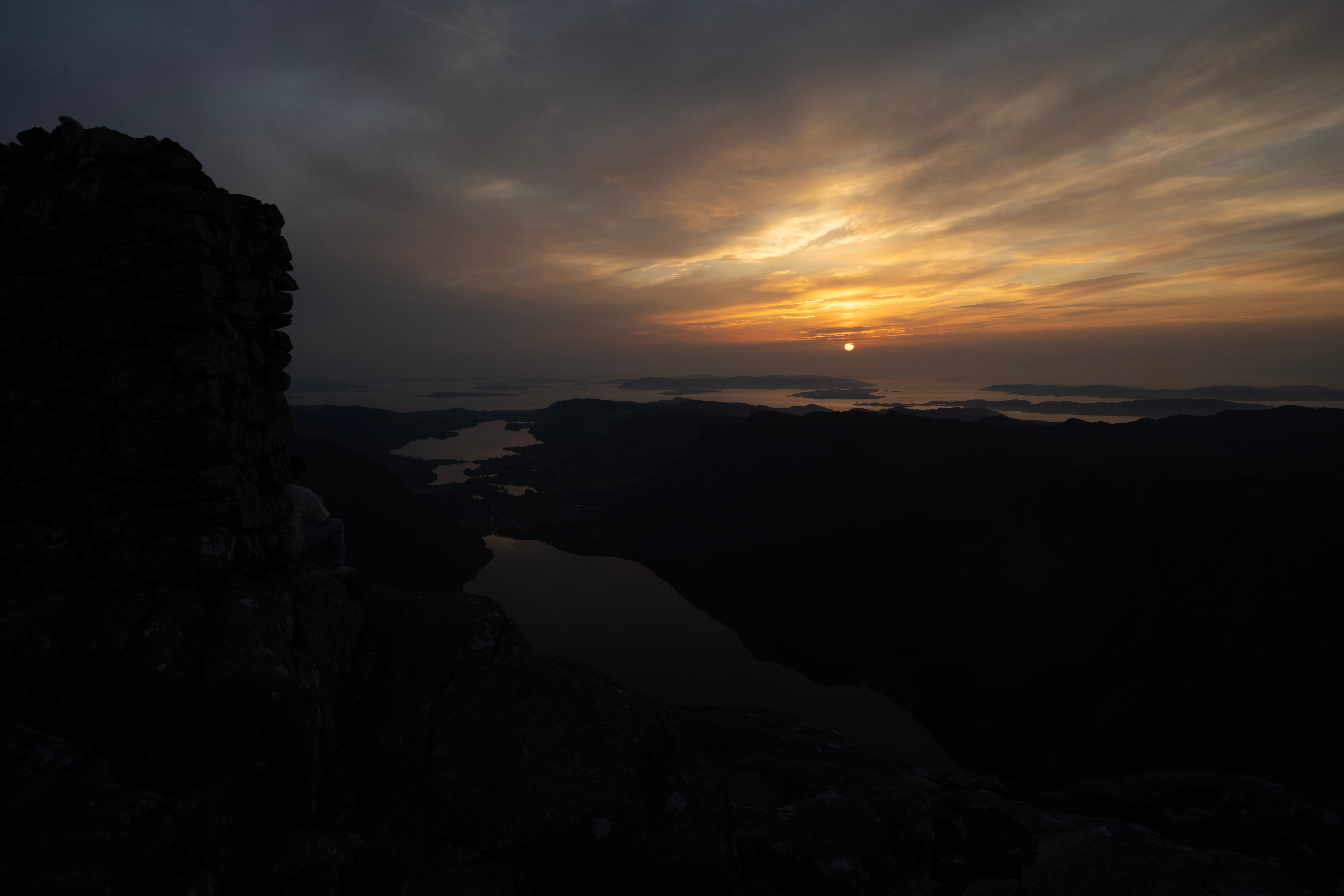 If you plan for it, you may witness a sunset