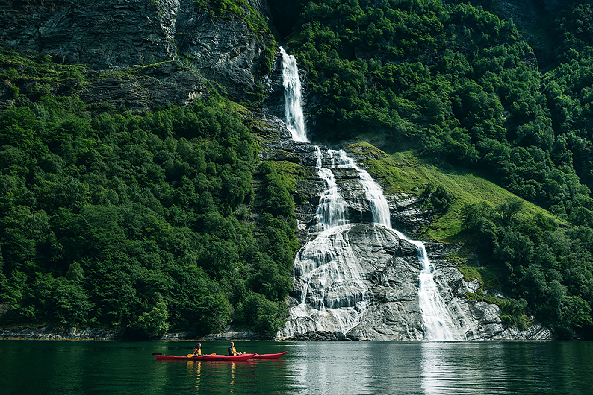 Kajakktur i fjorden