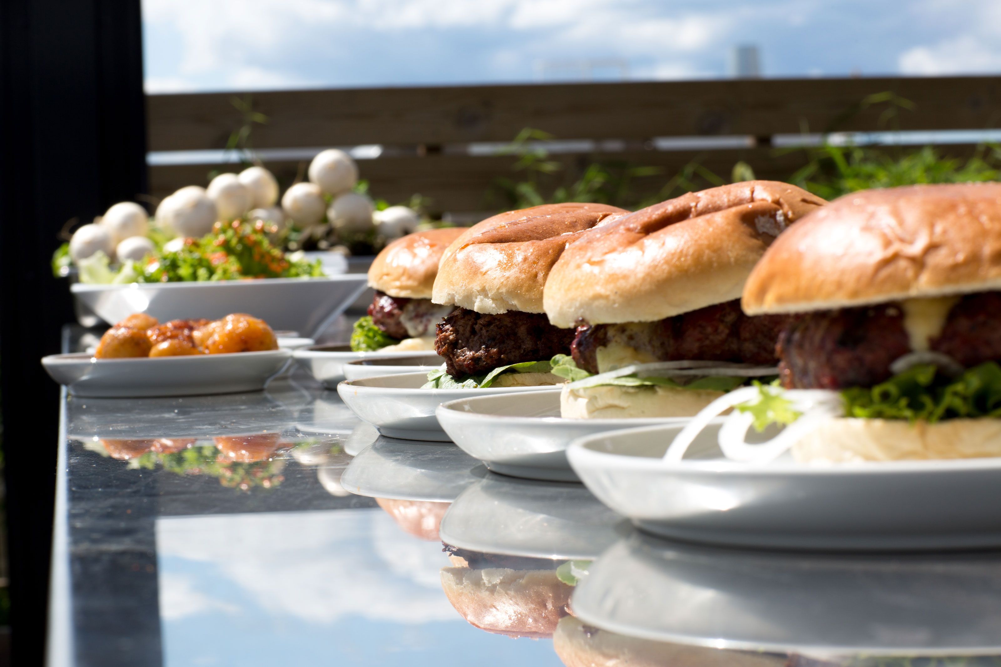 burgers at Thief Foodbar 