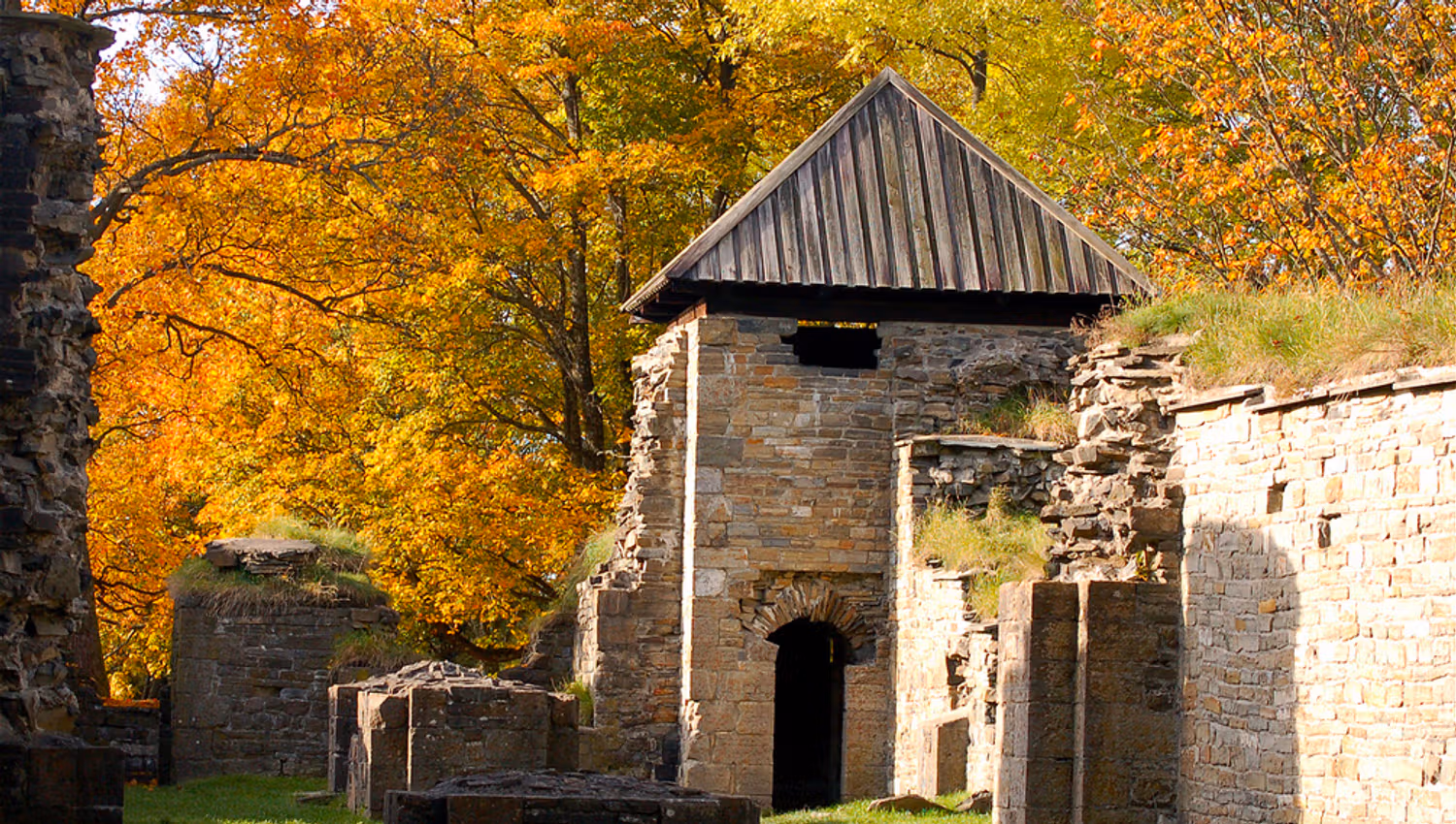 The monastery ruins on Hovedøya.