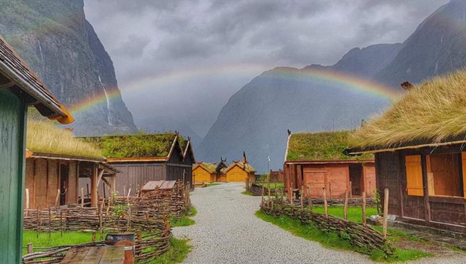 The viking village at Gudvangen