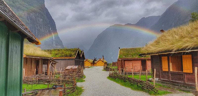The viking village at Gudvangen