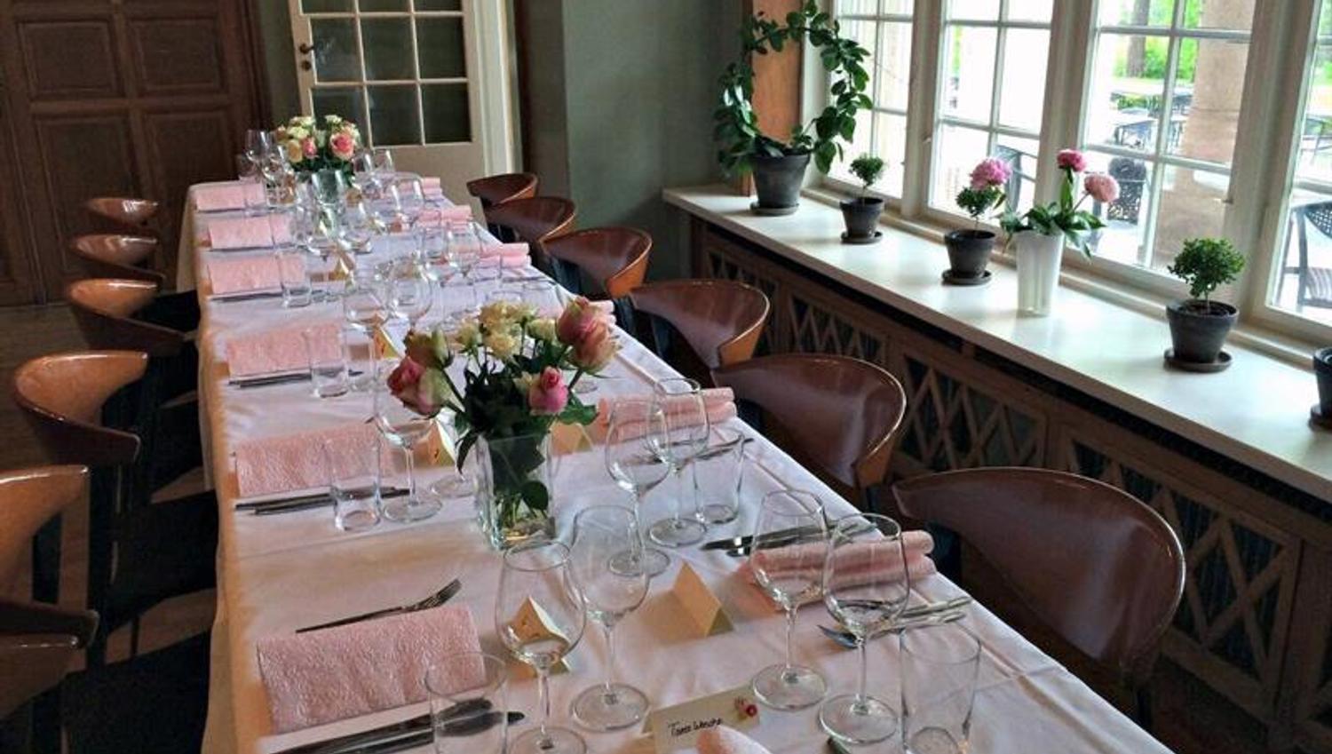Dinner table.