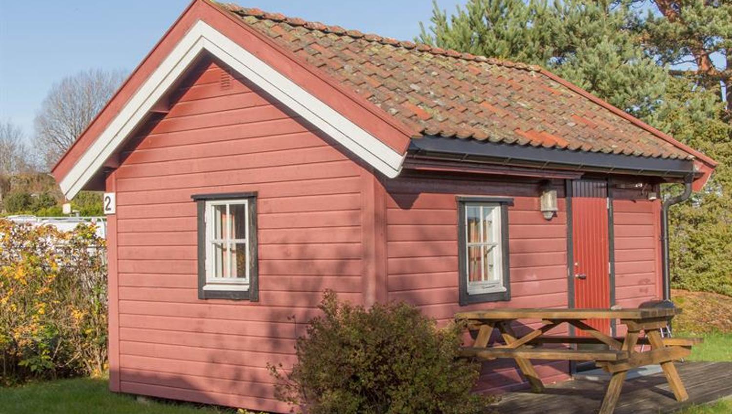 rød hytte