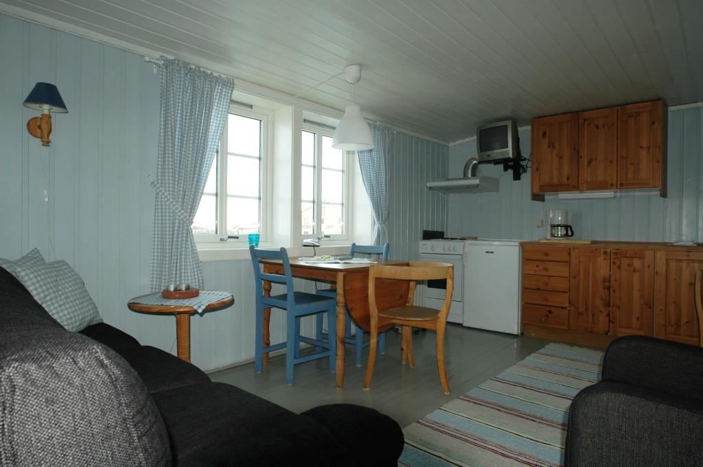 Fra en av rorbuene