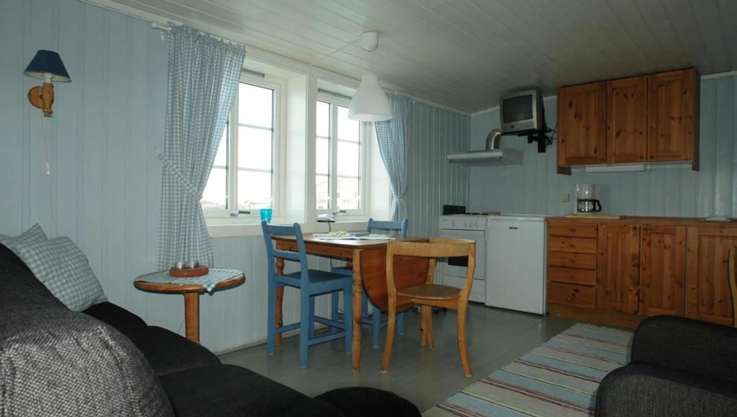 Fra en av rorbuene