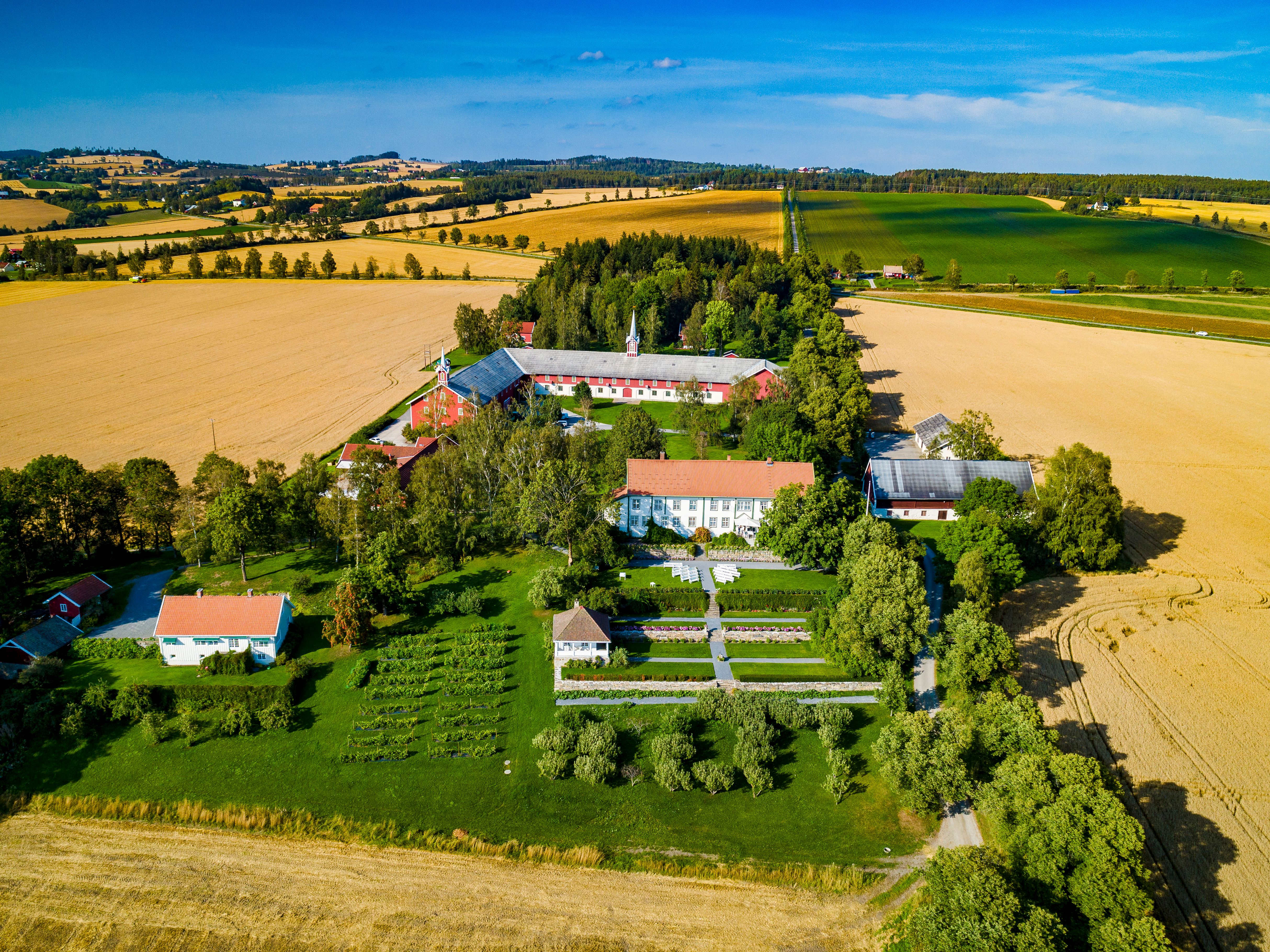 Hoel Gård Dronebildet