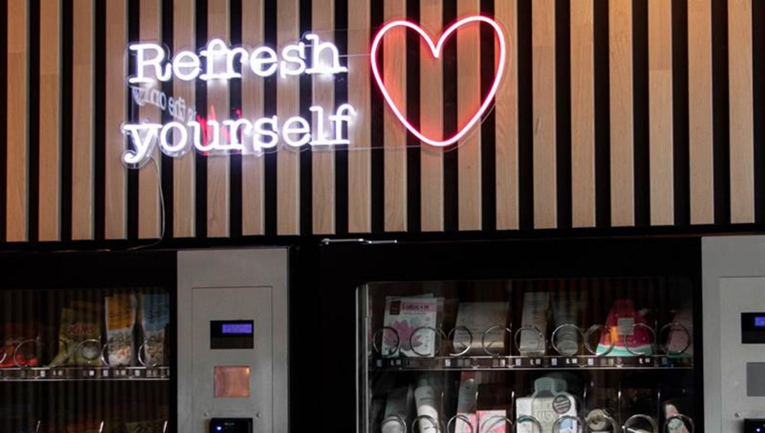 vending machines with snacks