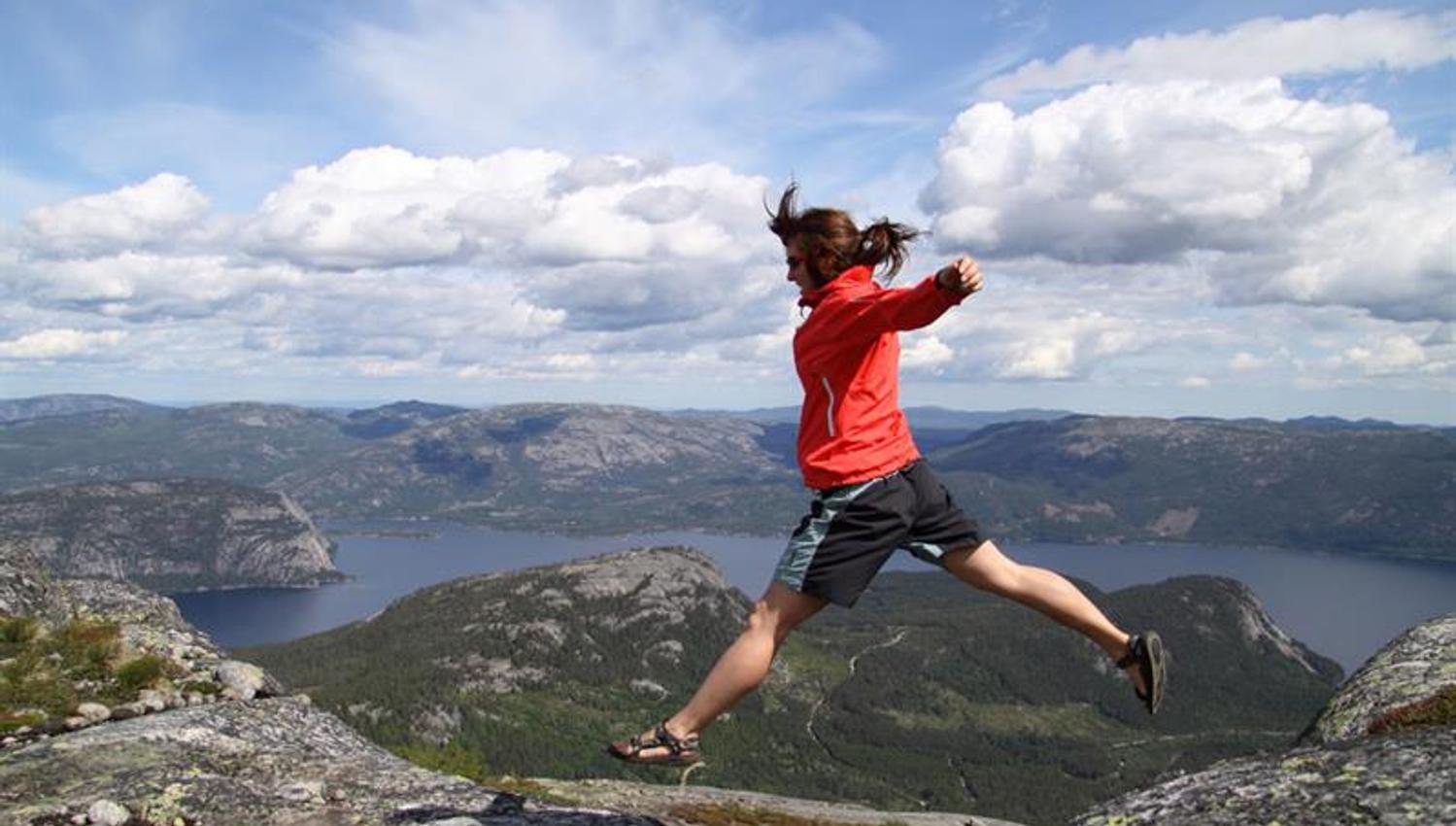 på toppen av Hægefjell