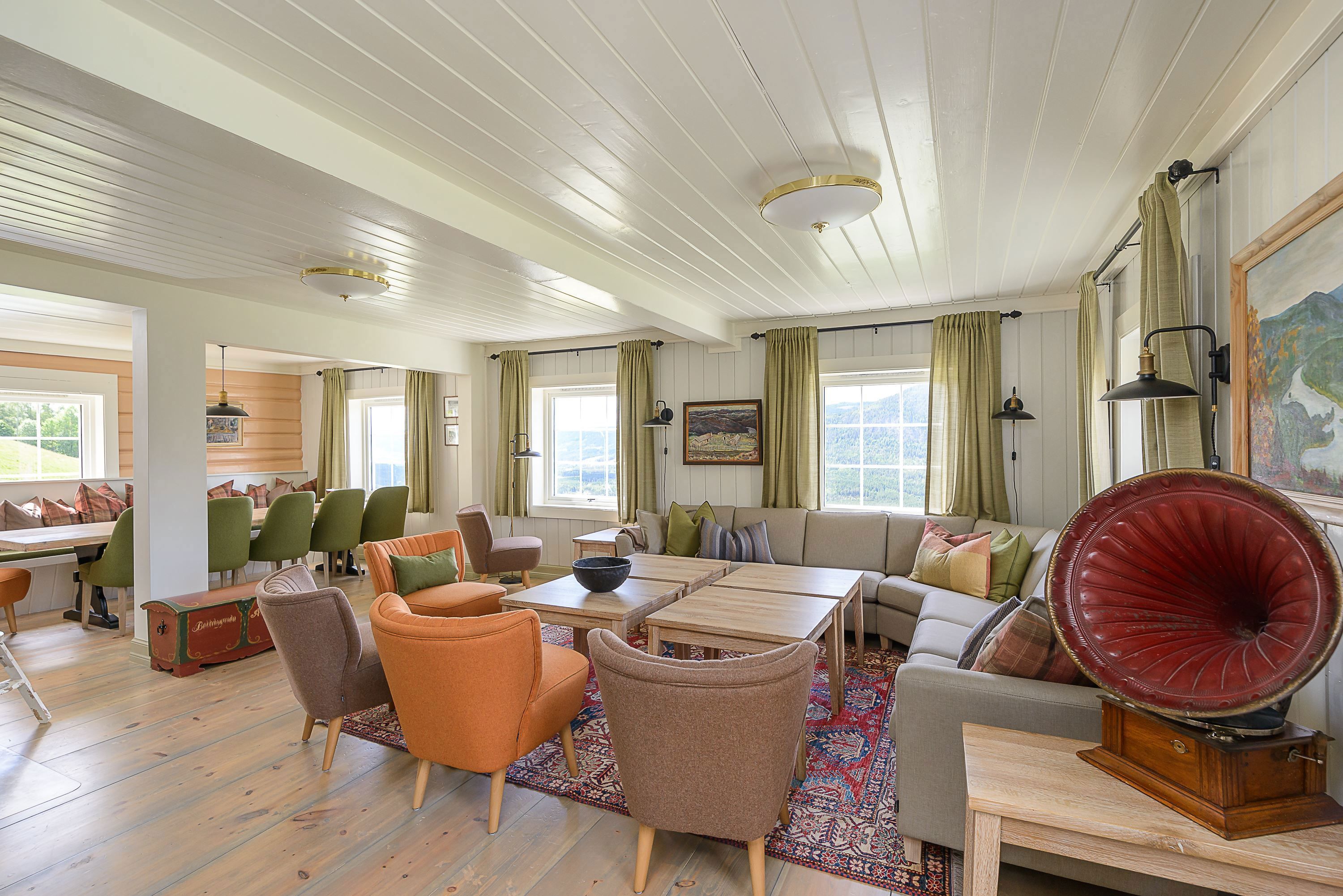 Living room Hafjell Farm main house