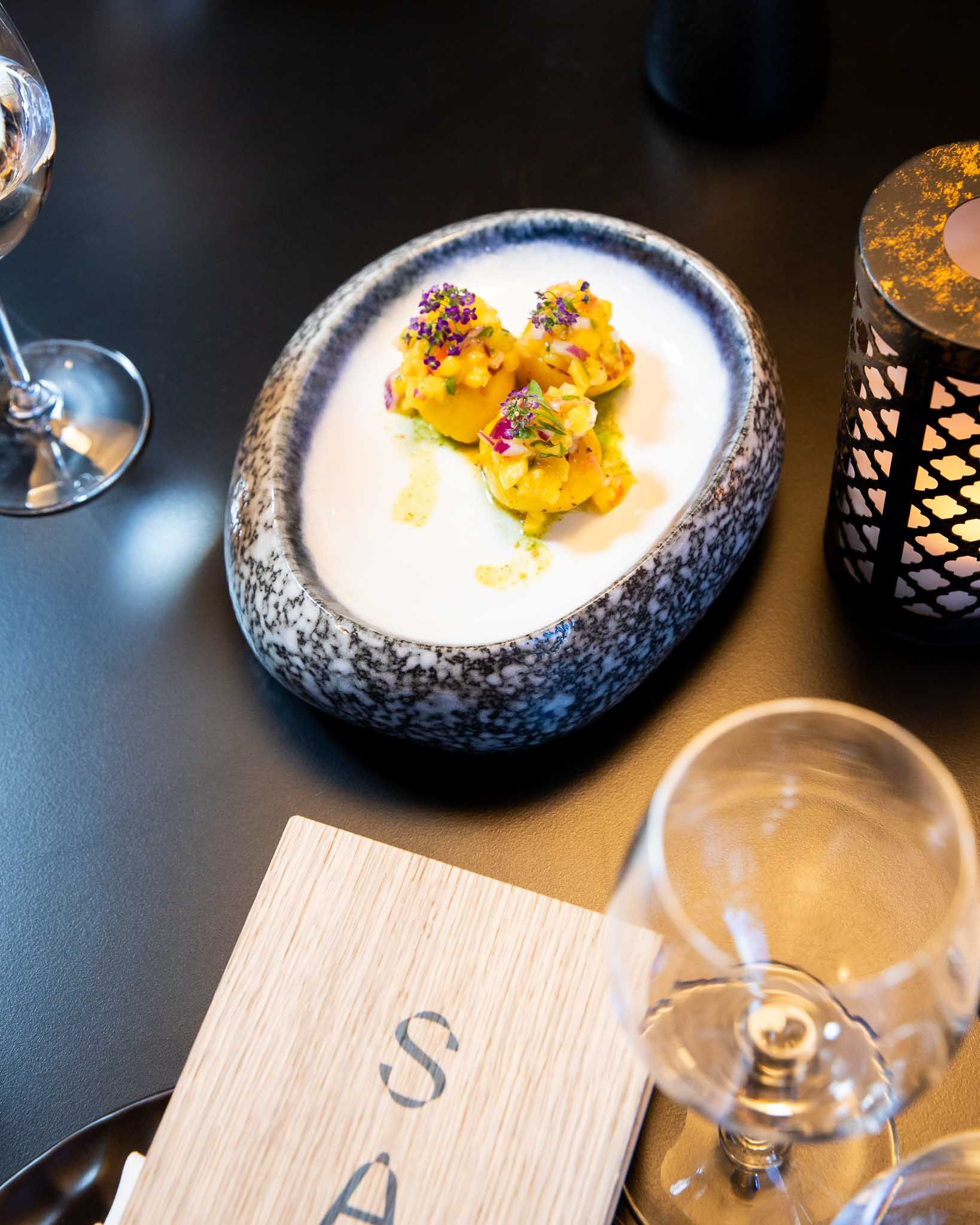 Detail of dish