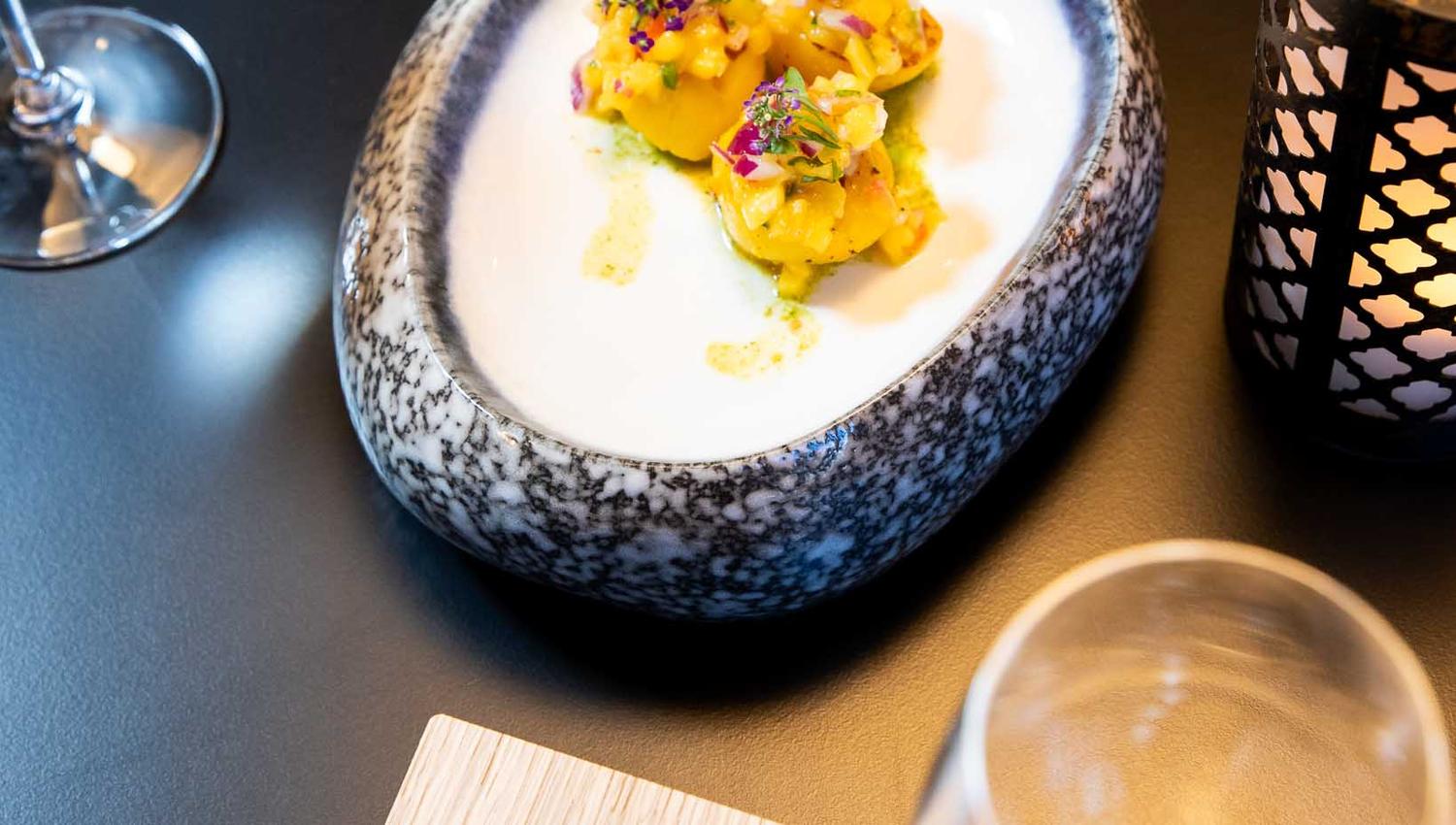 Detail of dish