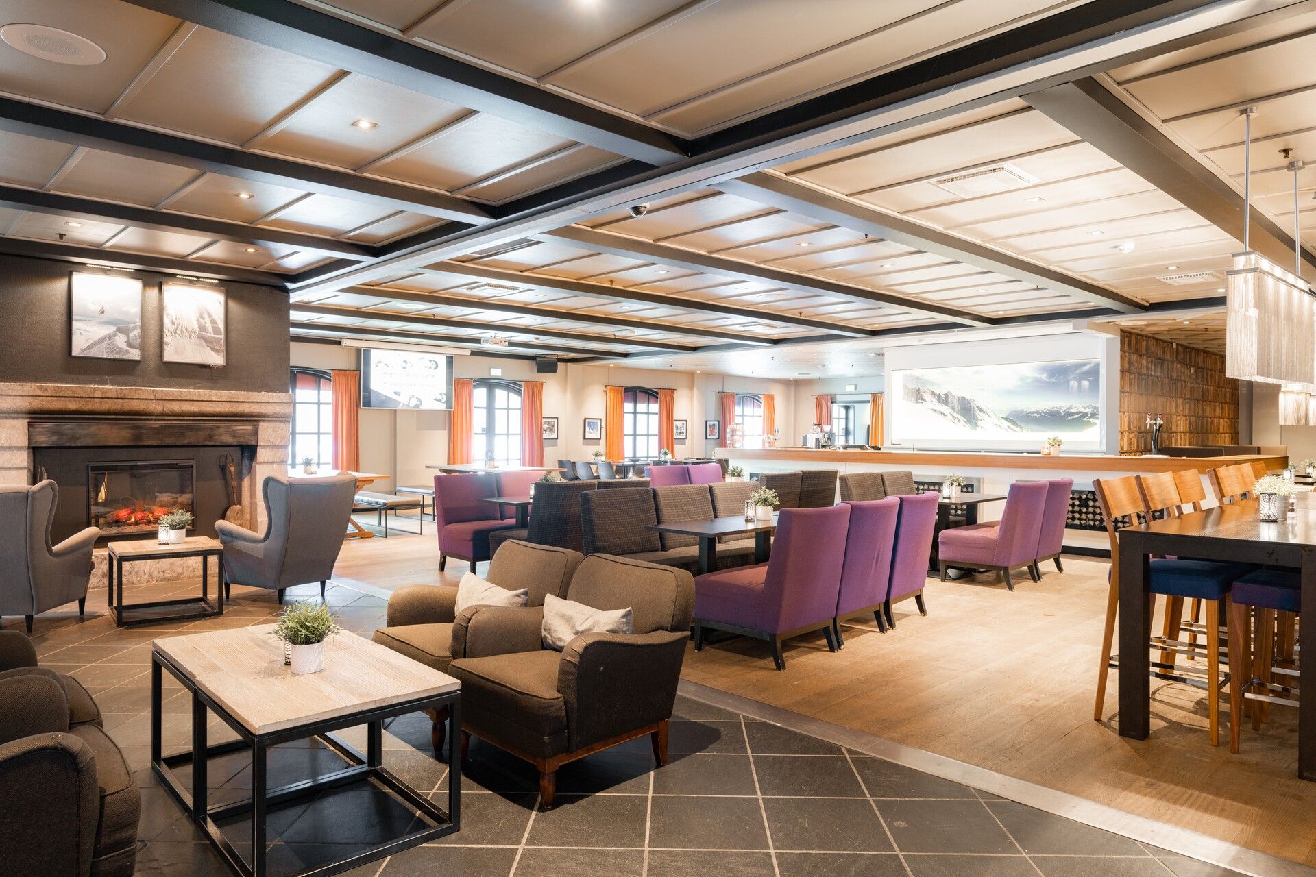 The restaurant at Scandic Hafjell