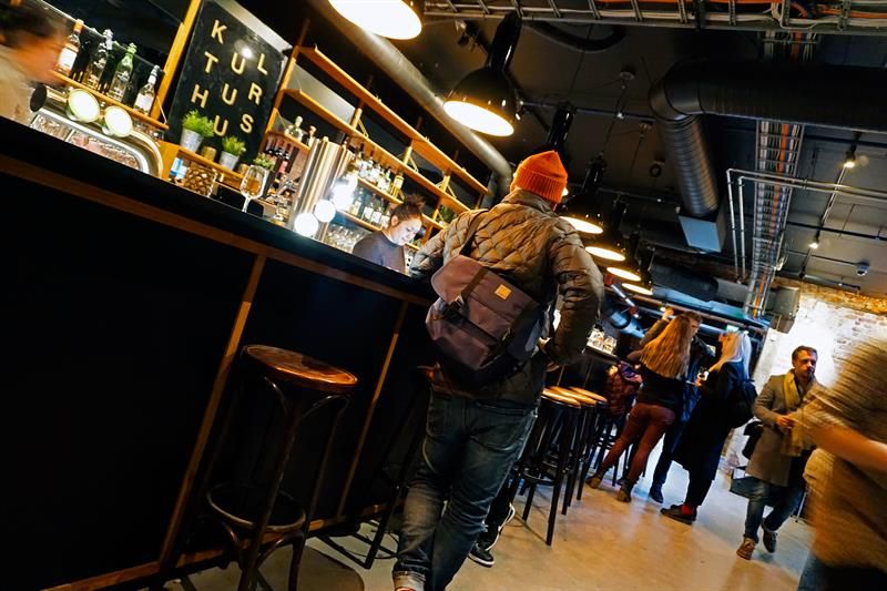 Bar area.