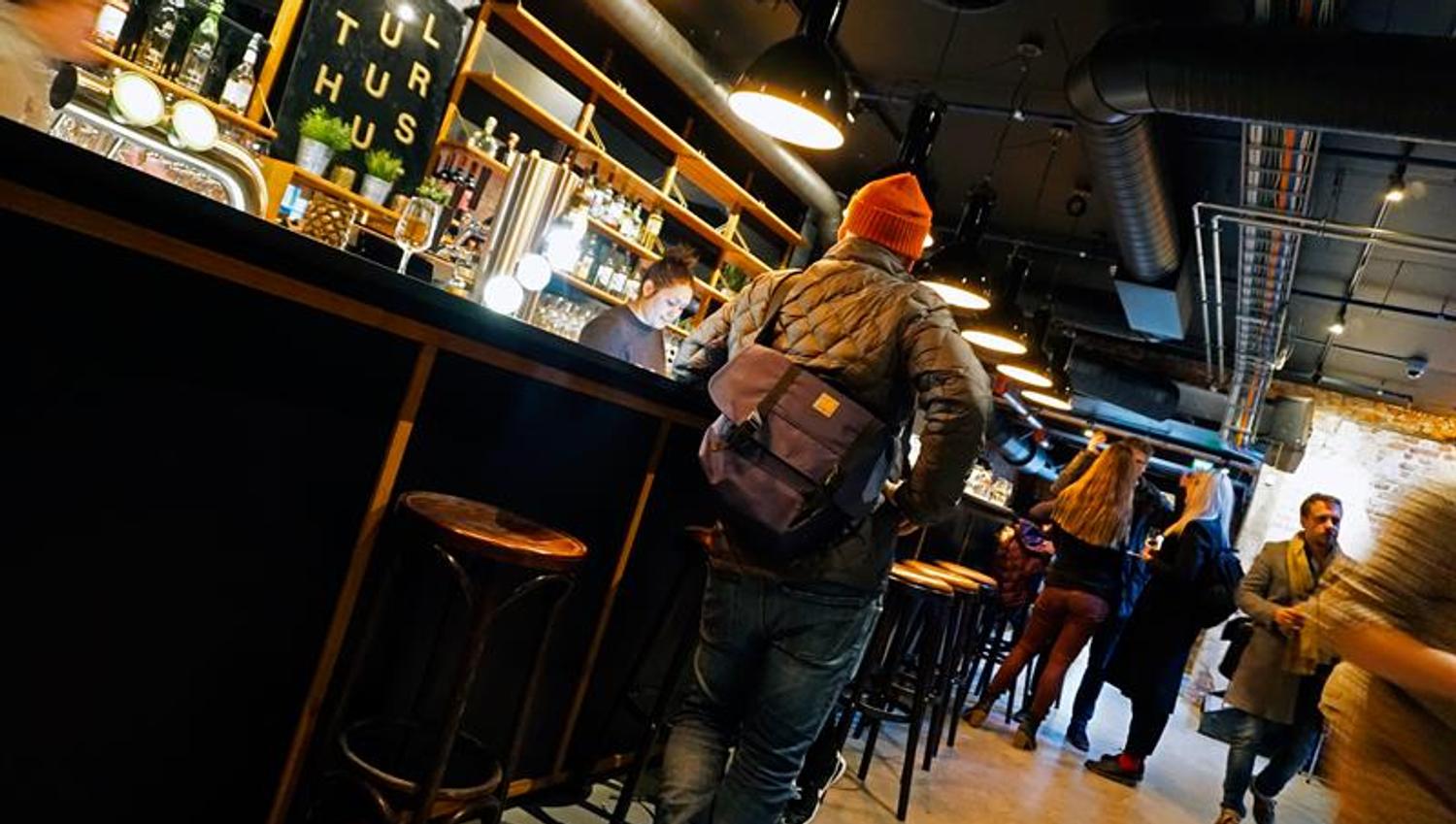 Bar area.