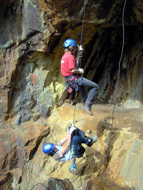climbing in romsåsen gruver