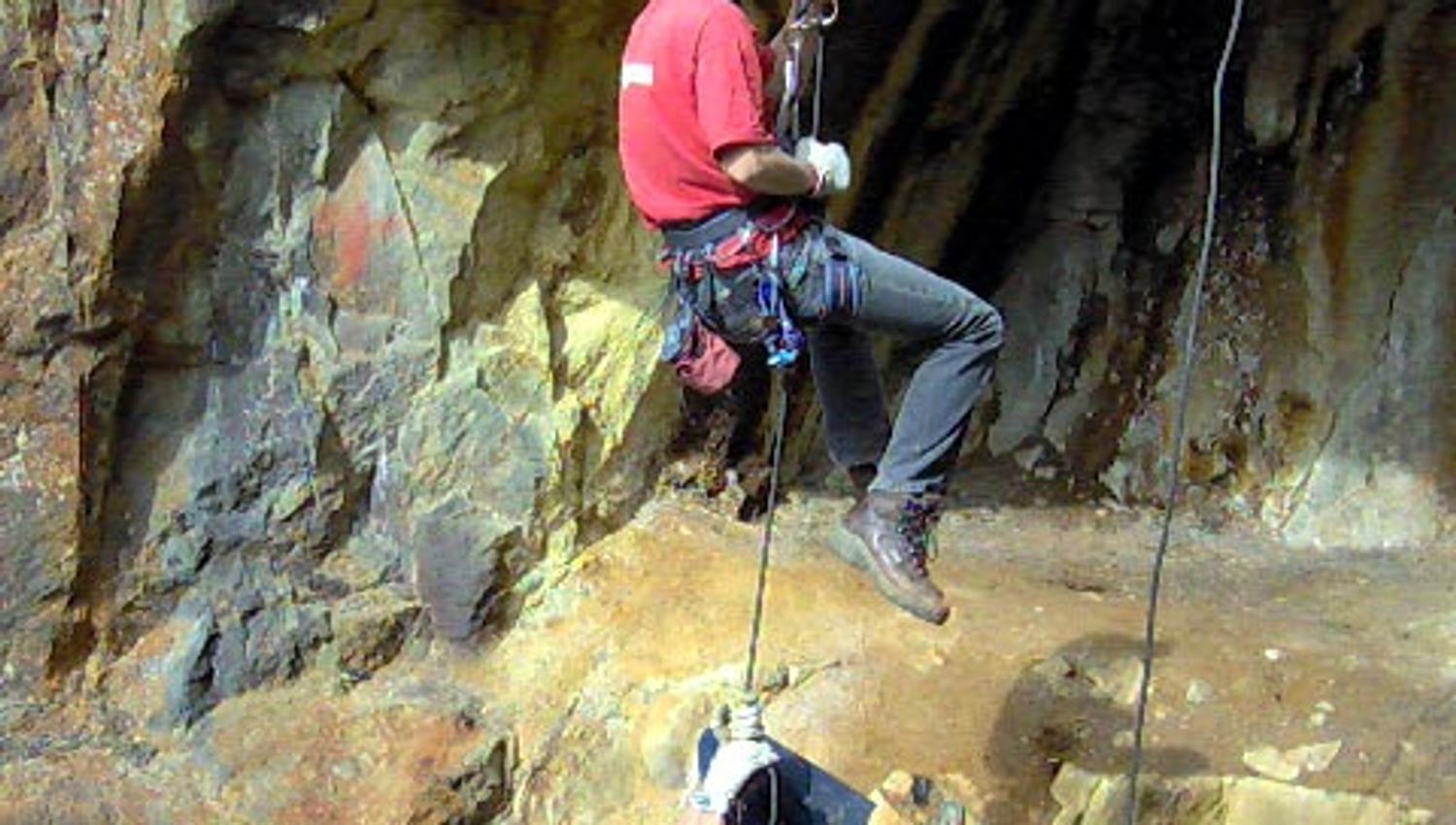 climbing in romsåsen gruver