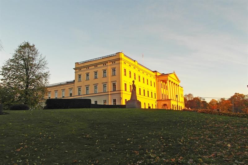 The Palace during sunset.