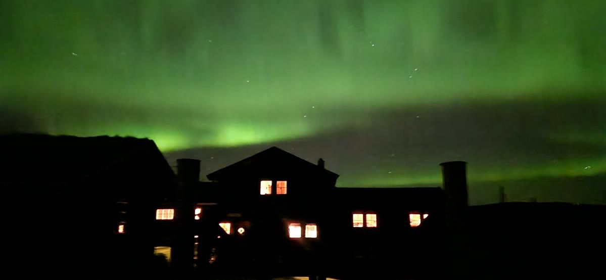 The northern light at Skotten Seter