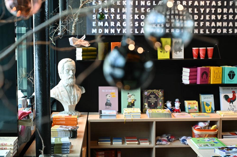 different books at Vinjesenteret