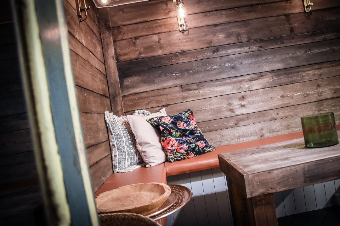 The seating area at the restaurant