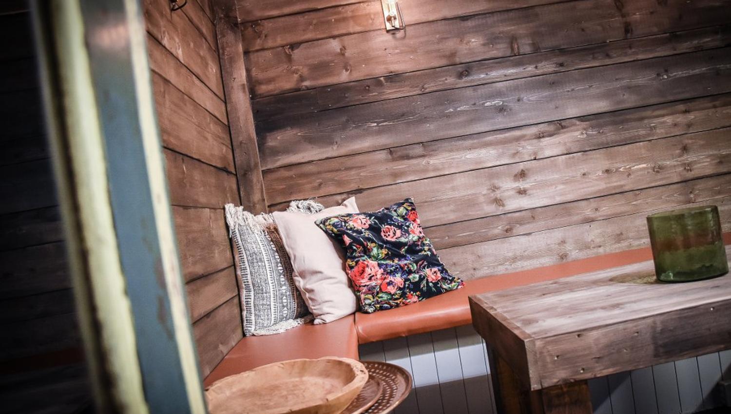 The seating area at the restaurant