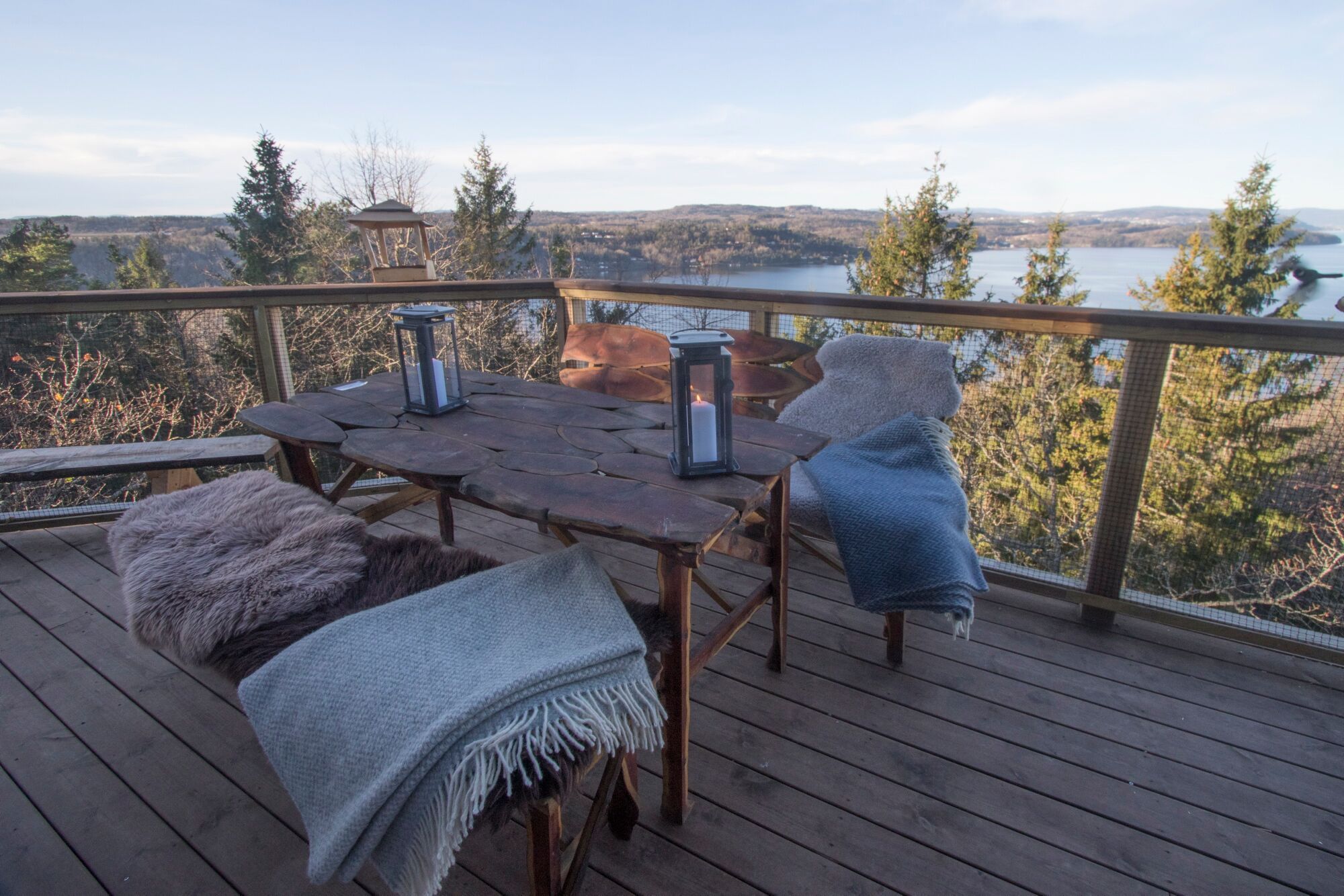 The outdoor space
