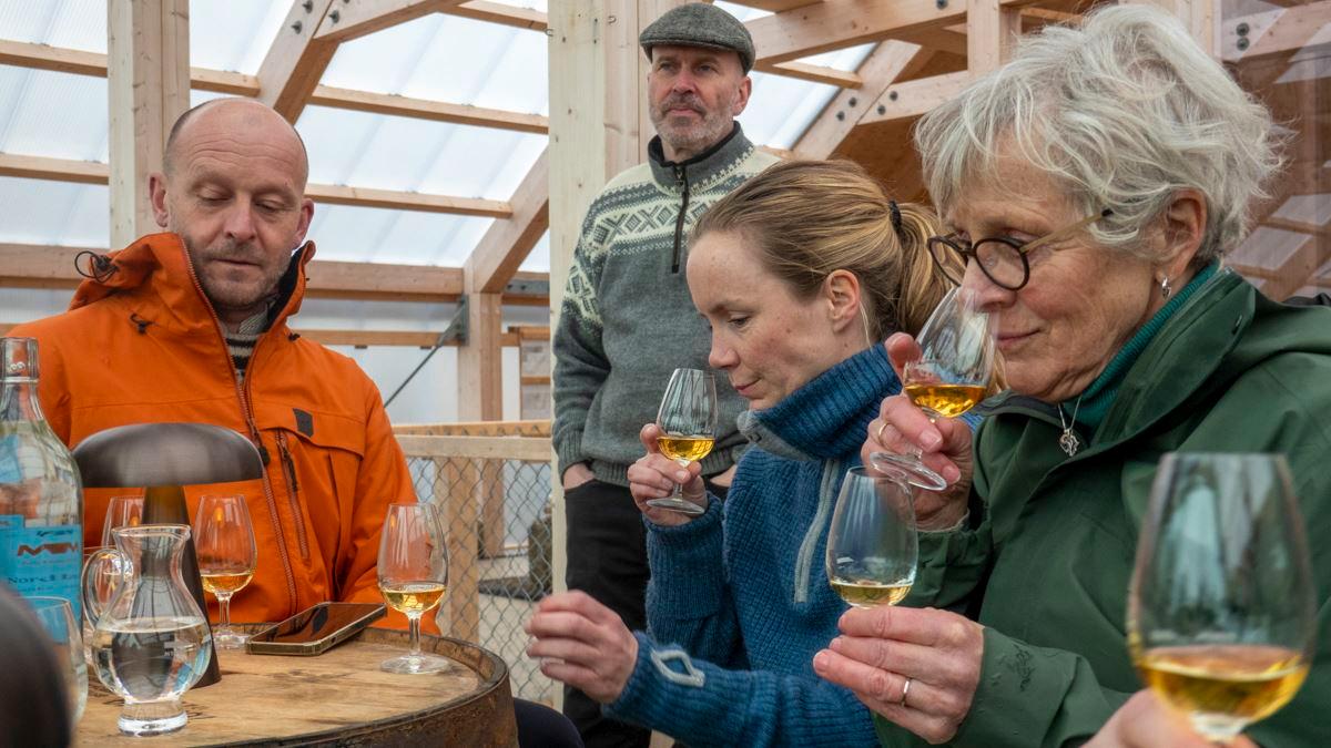 Whisky Carthedral at Myken