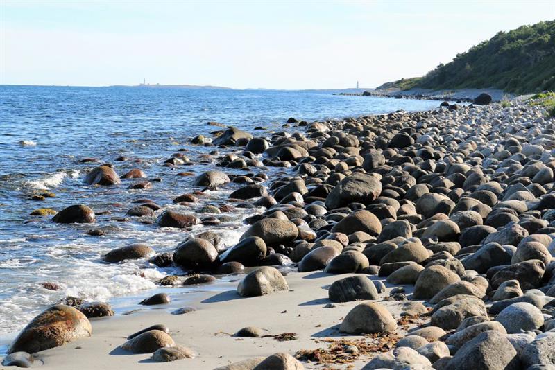 Rullesteinstrand Raet nasjonalpark