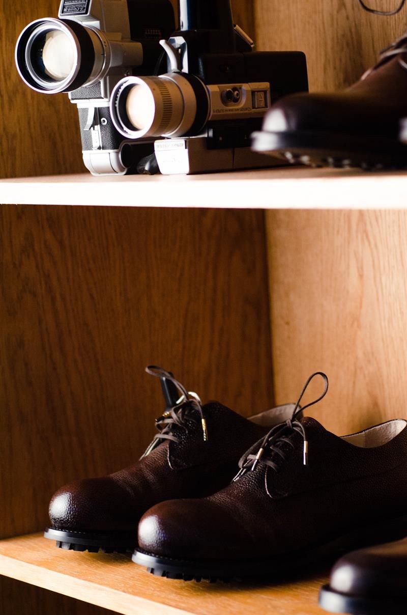 Leather shoes