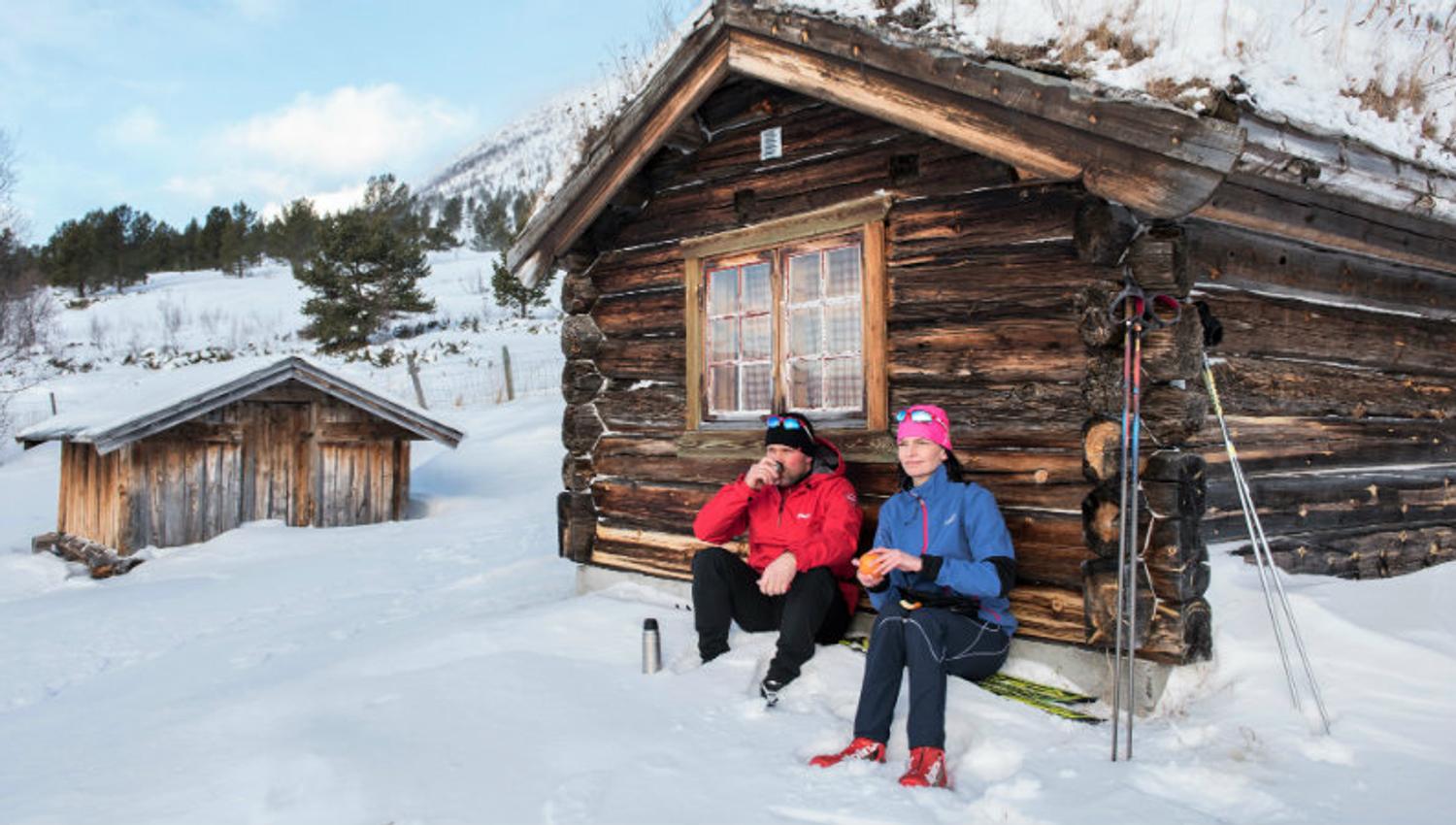 Rest at a traditional timber hut