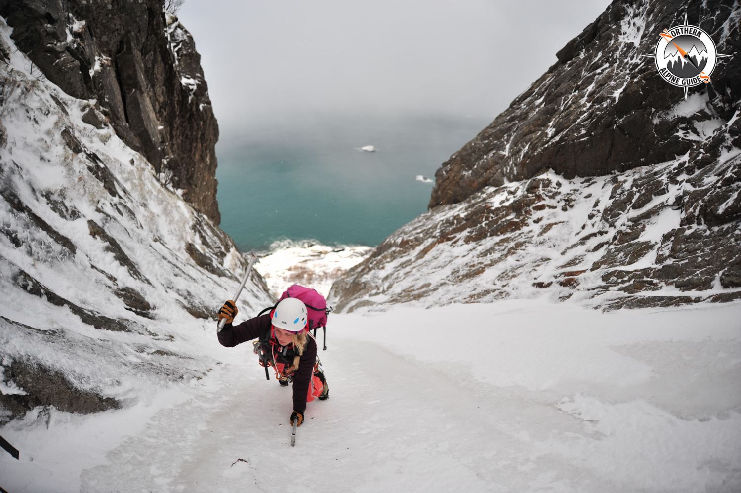 Alpine Ice Climbing with a IFMGA certified Mountain Guide