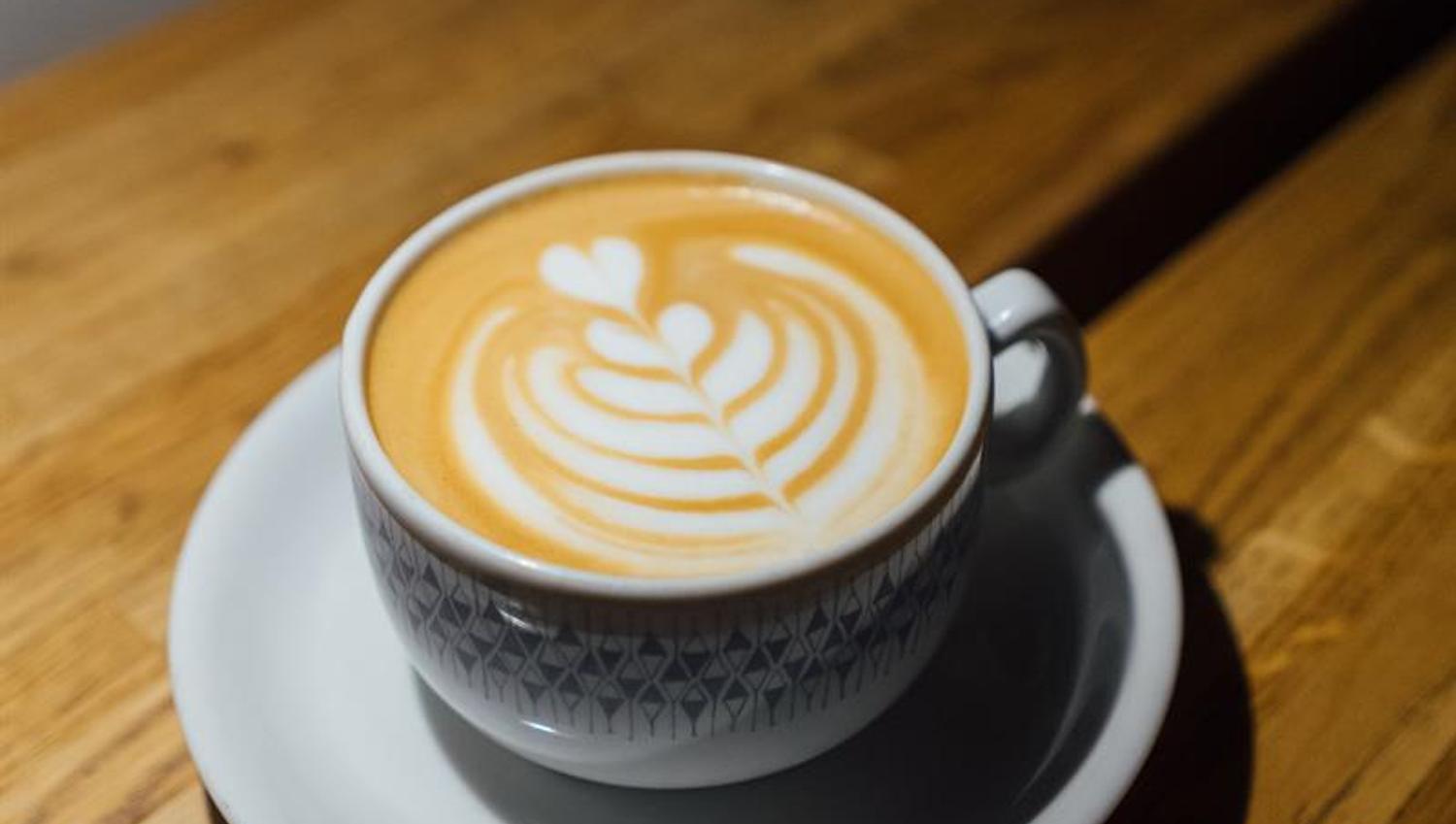 kaffee med hjerte på