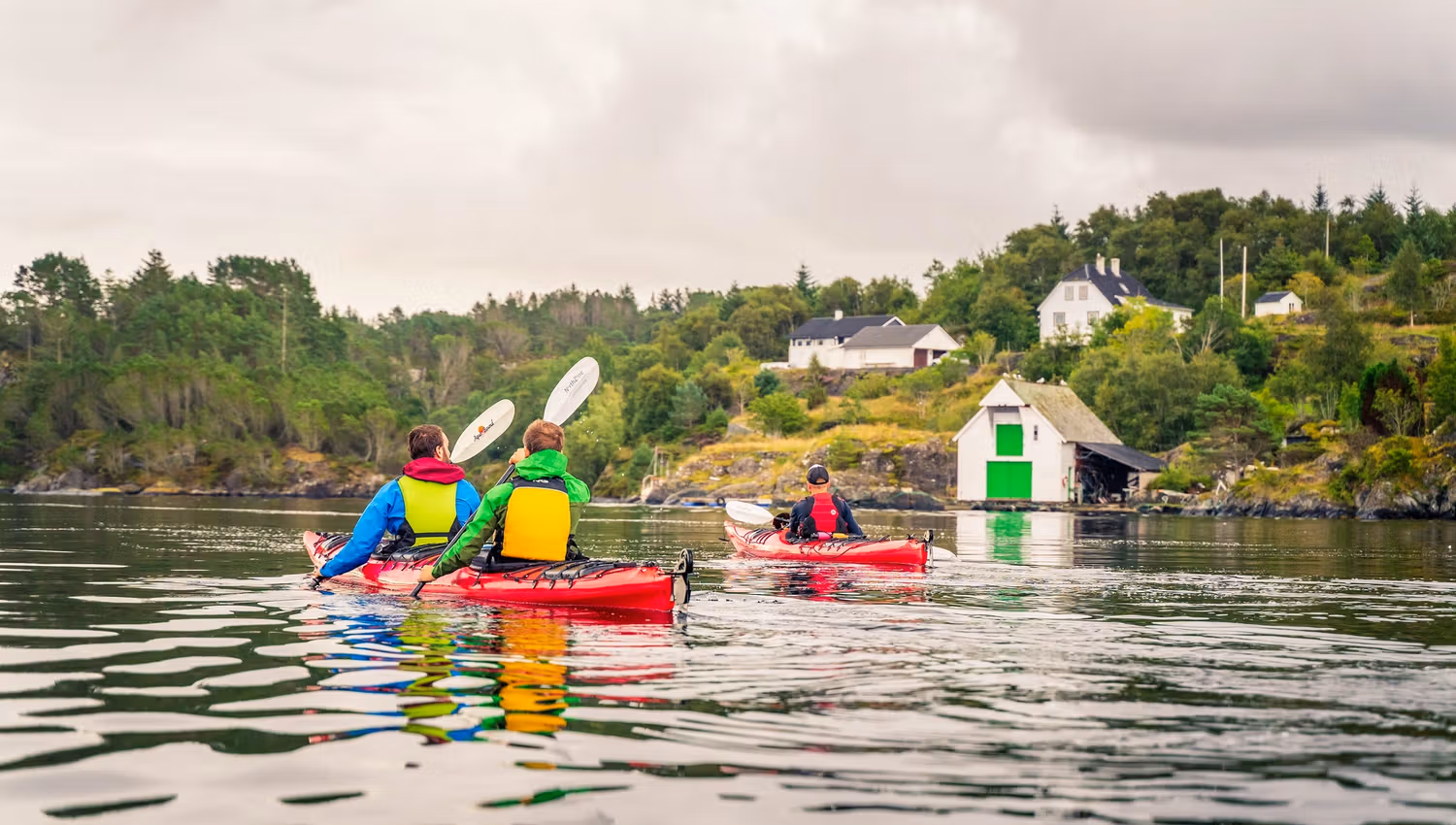 Guided kayak trip in Øygarden