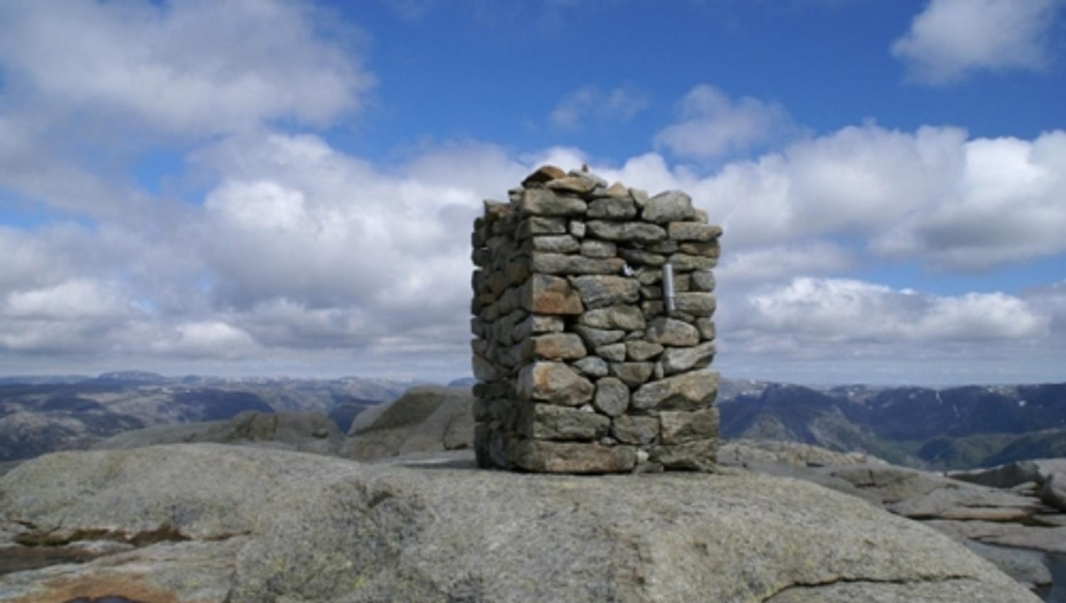 Utsikt fra toppen av Vinjakula.