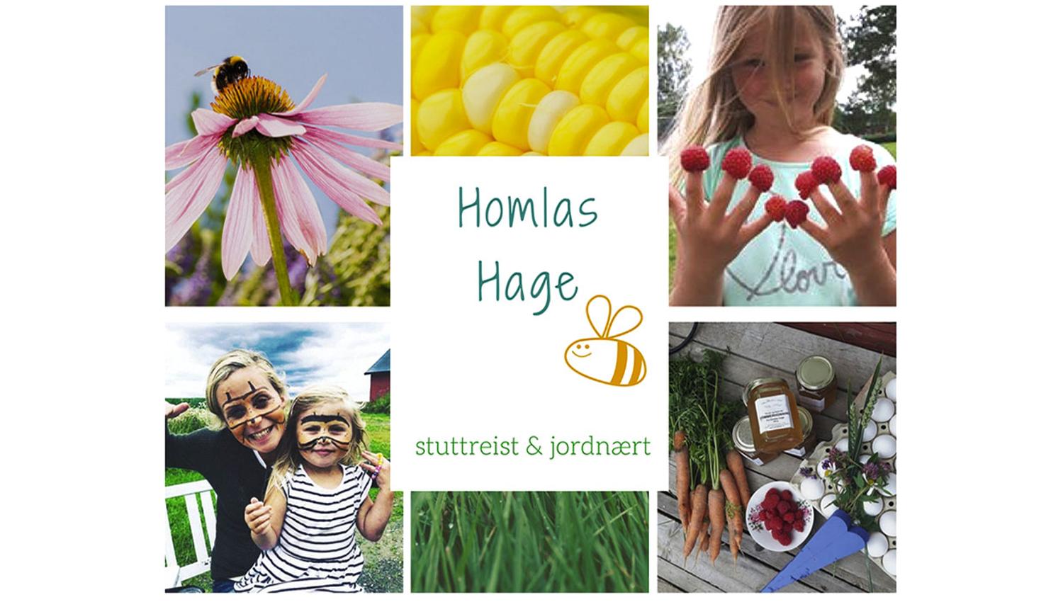 Homlas Hage - liten bildecollage