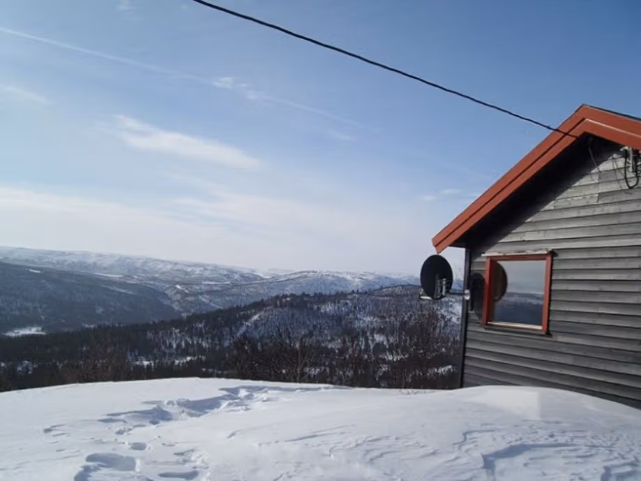 vinter hytte