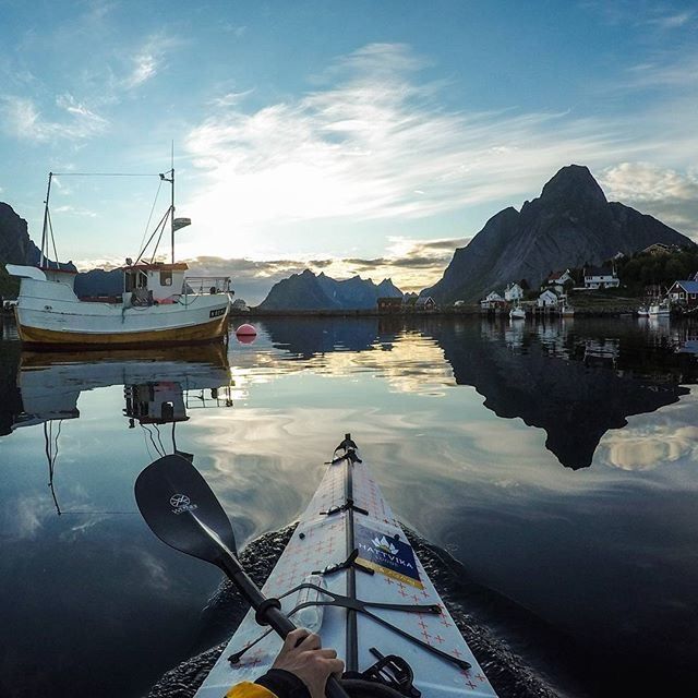 Padletur i Reinefjorden