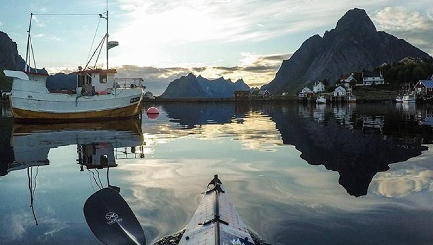 Padletur i Reinefjorden