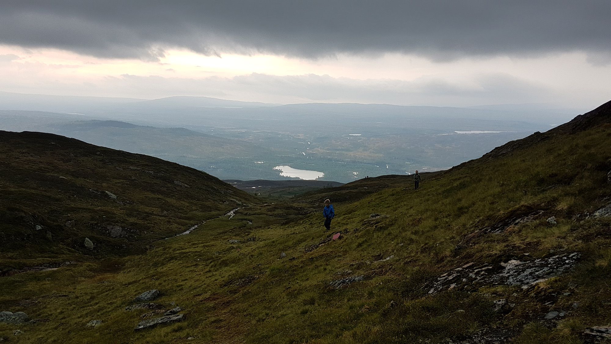 Hiking in the Andorfjellet Mountains