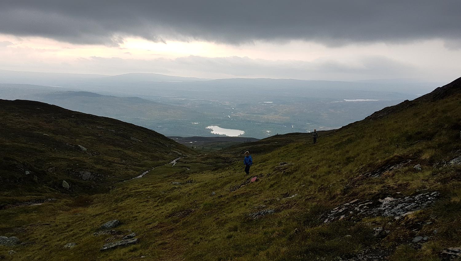 Hiking in the Andorfjellet Mountains