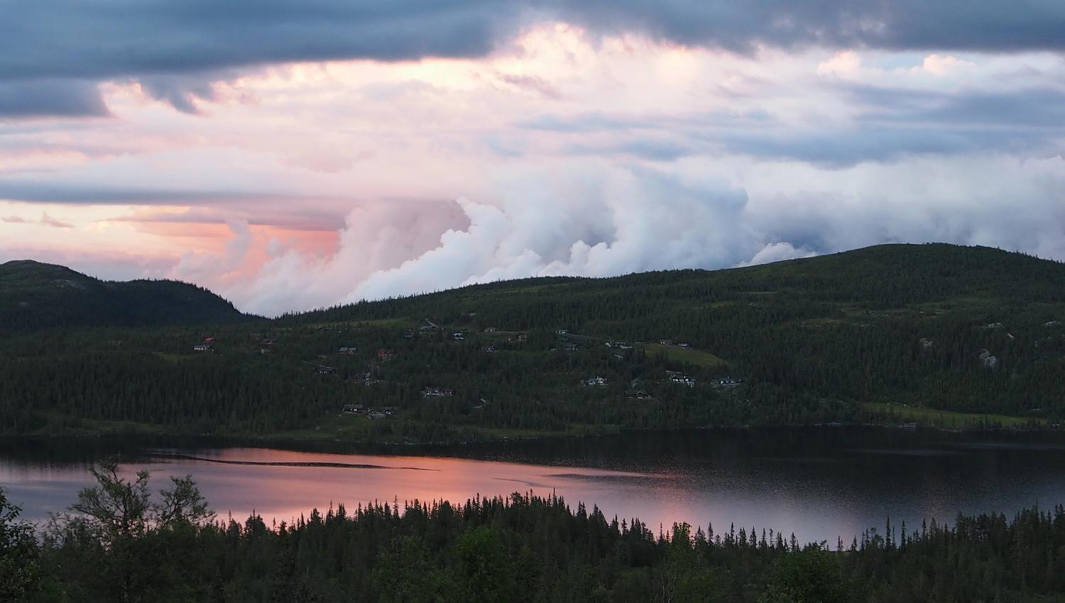 Øvre Reinsjøfjell Kveldssol