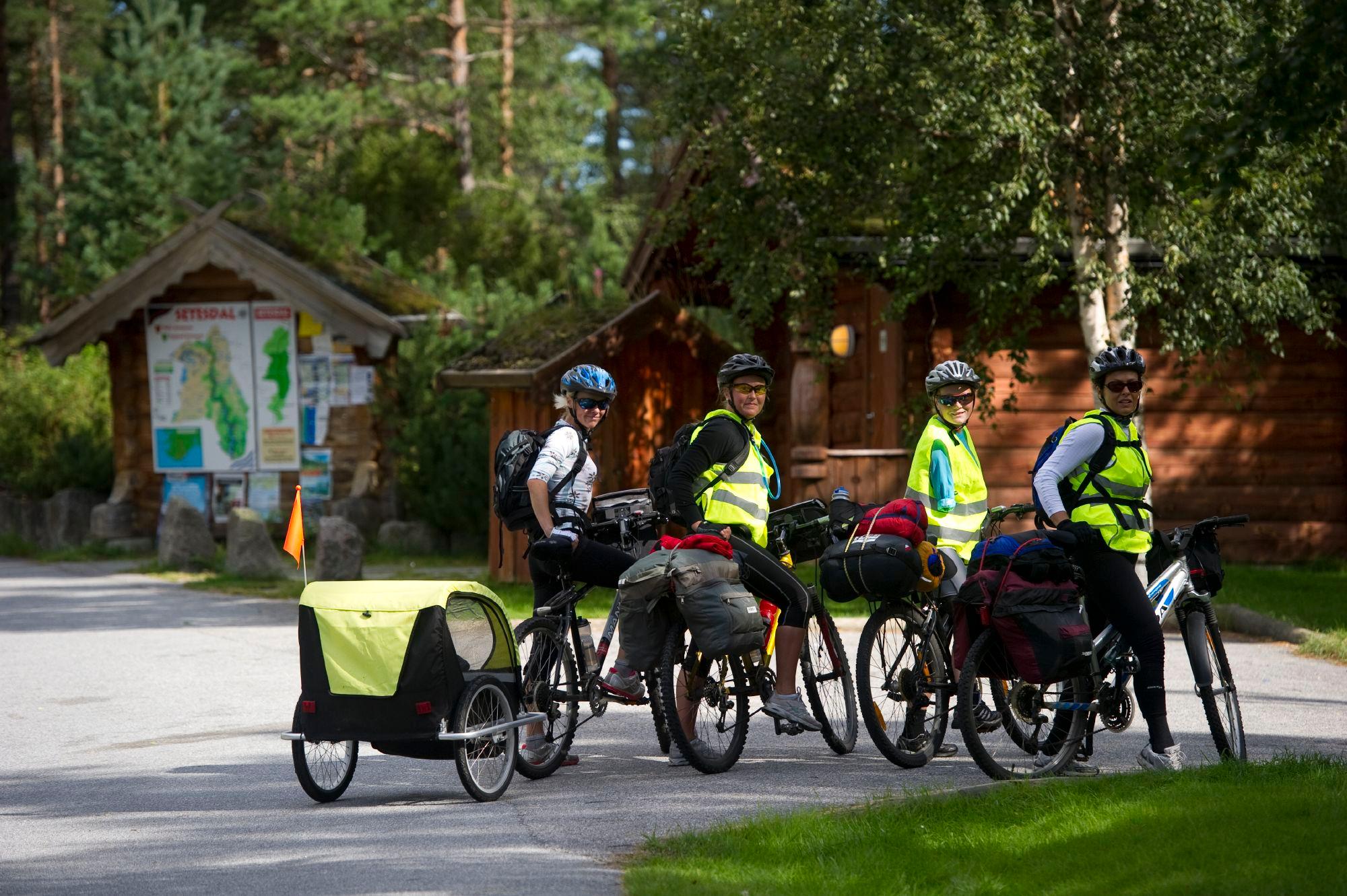 Cycle route in Evje